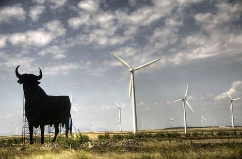 Ветряные электростанции стали основными поставщиками энергии в Испании